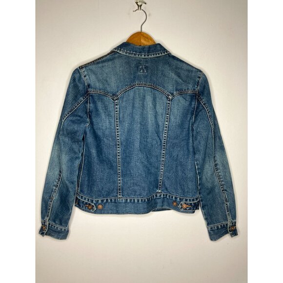 Gap Womens Small Blue Denim Jean Jacket Size Small - Picture 5 of 6
